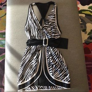 Flirty Zebra Dress - bebe, NWT